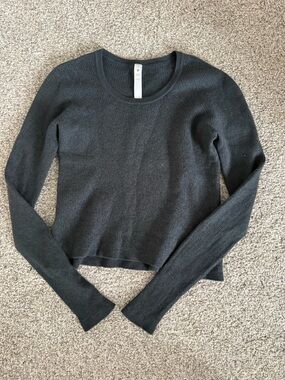 lululemon athletica Women's Charcoal Crewneck Sweater